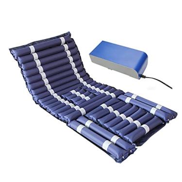Imagem de SGeneE Colchão de ar alternado colchão de ar com bomba - Colchão de substituição de baixa perda de ar para úlceras - Anti-decúbito