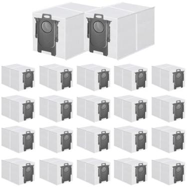 Imagem de 22 pacotes de sacos de pó para Roborock Saros 10/10R, Q Revo, Qrevo S/Slim, S8 MaxV Ult...