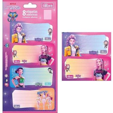 Imagem de Etiquetas Adesivas Guerreiras Do K-Pop - 100X208Mm - Tilibra