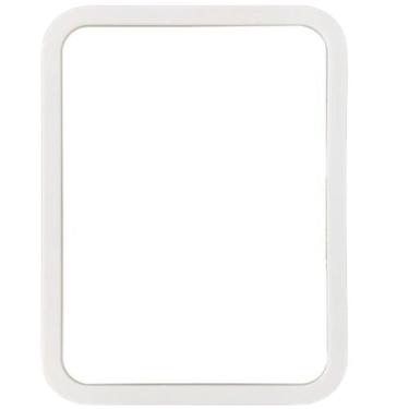 Imagem de Espelho de maquiagem mesa portátil branco pequeno camarim Cor:Branco -