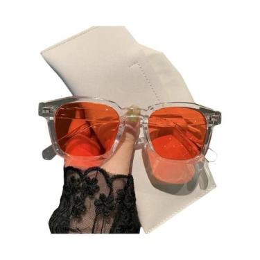 Imagem de Óculos De Sol Retangulares Vintage Retro Femininos Anti-reflexo Moda V