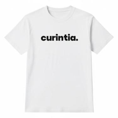 Imagem de Camiseta Unissex Curintia Time Futebol Camisa Timão 100 algodão Femini
