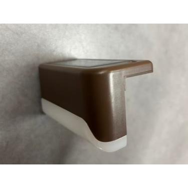 Imagem de SOLPEX Luzes solares para cercas ao ar livre, luzes solares de deck à prova d'água, luz de LED para uso externo, jardim, escada, pátio, quintal, trilhos, varanda frontal, decoração de varanda (pacote