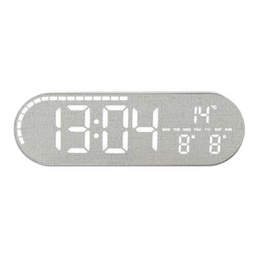 Imagem de Relógio Digital Para Parede - Silencioso E De Fácil Leitura,Despertadores Digitais para Quartos de Dormir | Para Sala de Estar, Quinta, Sala de Aula, Ginásio, Cozinha, Casa de Banho, Idosos e Seniores