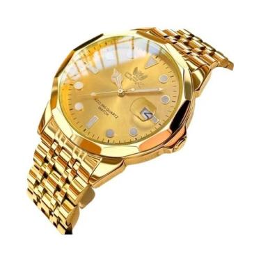 Imagem de Relógio Casual Masculino À Prova d'Água Da Marca OPK Com Pulseira De A