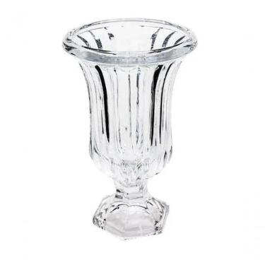 Imagem de Vaso Cristal Renaissance Lyor 15x24cm Centro De Mesa Arranjo Flores