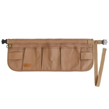 Imagem de Avental de ferramentas de lona ajustável com vários bolsos unissex - Y