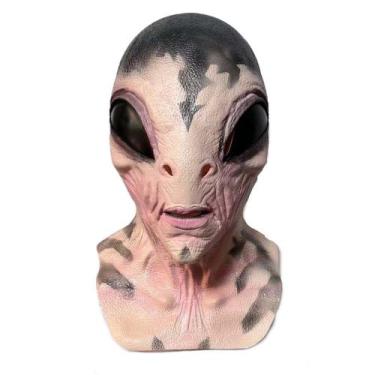 Imagem de Máscara Alien Head Resin Cosplay Traje Festa de Halloween - yiweisai