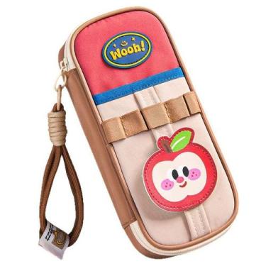 Imagem de Estojo para lápis, bolsa de caneta multicamada de grande capacidade, d