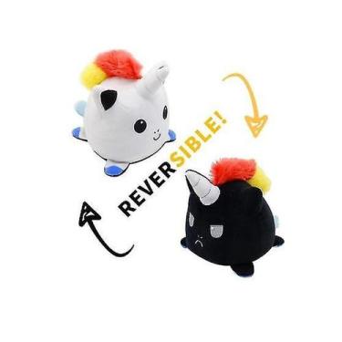 Imagem de Brinquedo de pelúcia reversível Unicorn Cat Gato Octopus para crianças