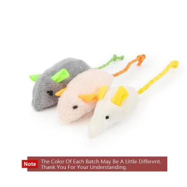 Imagem de Mouse de pelúcia Catnip interativo Cat Toy para gatinho - Gloome Store