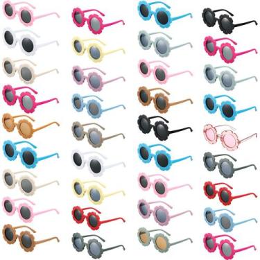 Imagem de Óculos de sol Fiada Flower para crianças, meninas e meninos (36 pares)