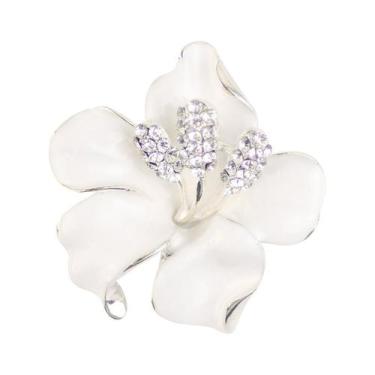 Imagem de Broche Pin Merdia Flowers com cristal criado para mulheres