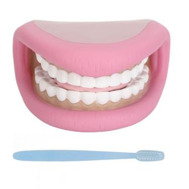 Imagem de Mouth Hand Puppet Saluaqui com língua e 28 dentes para crianças