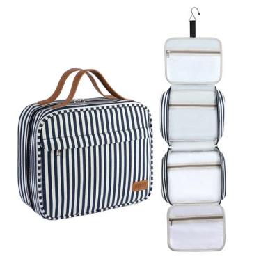 Imagem de Bolsa de Aseo para Viaje FOHEEL Colgante Impermeable Rayas Azules