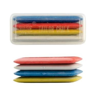 Imagem de 4 PCS Colorido Apagável Alfaiates Giz Tecido Marcador de Costura Ferra