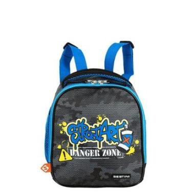 Imagem de Lancheira Escolar Sestini X Grafitti Colorido-Masculino