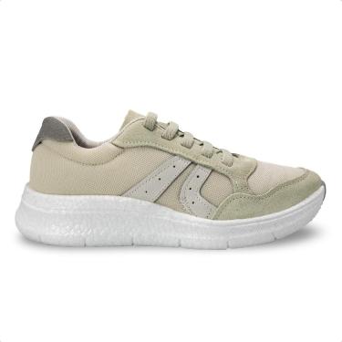 Imagem de Tênis Usaflex Feminino Tecido Cadarço Elástico Casual AN26005-Feminino