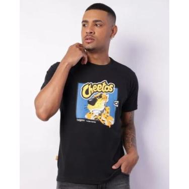 Imagem de Camiseta Masculina Personagem Cheetos em Algodão Manga Curta Gangster,