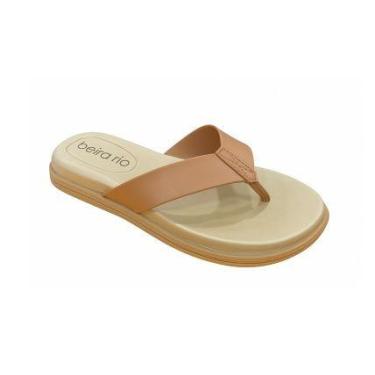 Imagem de Beira Rio Chinelo Fem Ad 8513.123 Preto, Camel, 37