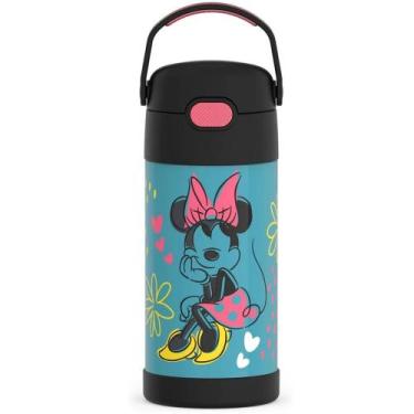 Imagem de Garrafa Térmica Thermos Infantil com Canudo Disney Minnie 355ml
