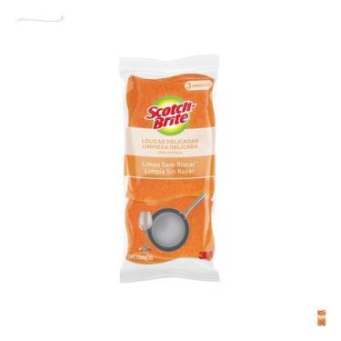 Imagem de Esponja Multiuso Scotch Brite 3un Limpeza Pia Pratos Macia - Scoth Bri