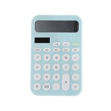 Imagem de CALCULADORA MESA BRW 12 DIGITOS SOUL Verde Turquesa - CC4004, Verde