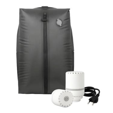 Imagem de Kit de Viagem Kit Safe Bag + Turbo Vac Organizacao de Bagagem Oxford-Poliester e TPU IP67 65L Preto Gshield