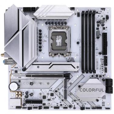 Imagem de Placa Mãe Colorful Battle-AX B760M-White WiFi D5 V20, Chipset B760, In