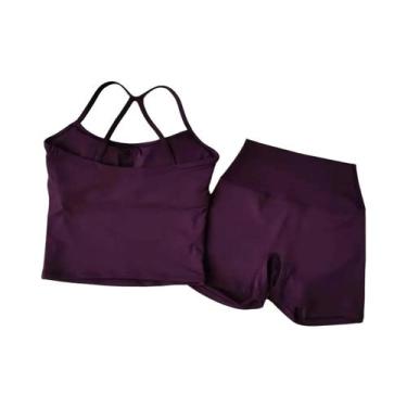 Imagem de Conjunto De Top Esportivo De Intensidade Média Para Mulheres, Vestuári