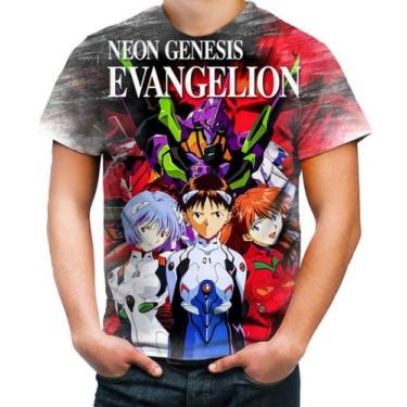 Imagem de Camiseta Camisa Neon Genesis Evangelion Shinji Misato Eva 1 - Estilo K