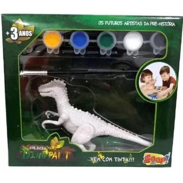 Imagem de Dinossauro para Pintar Dino Paint Velociraptor Zoop TOYS ZP00152