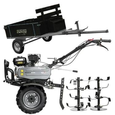 Imagem de Motocultivador MiniTrator Toyama TT90R-XP-U 7HP Com Carreta Agrícola