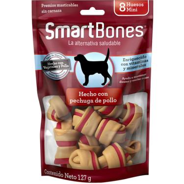 Imagem de Ossinhos Mini SmartBones Frango para Cães - 8 Unidades