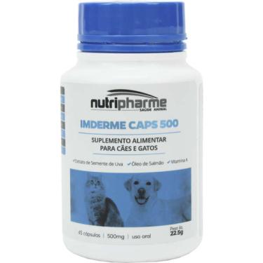 Imagem de Suplemento Alimentar Nutripharme Imderme 45 Cápsulas - Caps 500