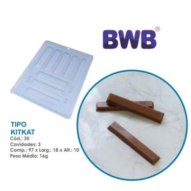 Imagem de Forma Simples Tradicional Kit Kat 35 bwb