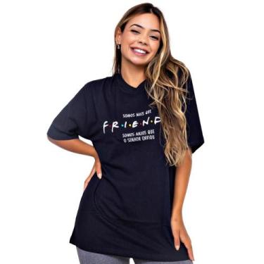 Imagem de Camisa Tshirt Bordada Cristã Gospel Friends Feminina - Boutique Do Bor