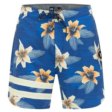 Imagem de Hurley MBS0011590H403830IN Bermuda Phantom Eco Block Party 45.7 cm - Blue Void - 30 Blue Void 76 cm