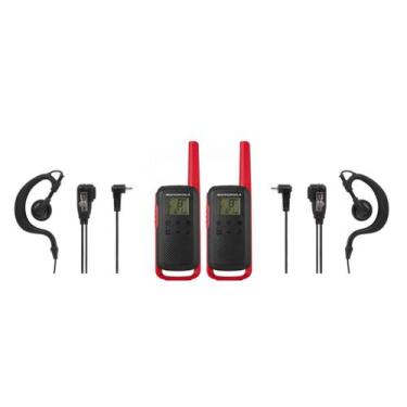 Imagem de Kit radio comunicador t210 32km + par fone p/ radio comunicador talkab