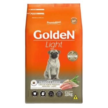 Imagem de GoldeN Formula Cães Adultos Porte Pequeno Frango & Arroz Light 3 kg - 