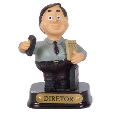 Imagem de Boneco Profissional Diretor Miniatura Decoração 8cm - Zona Livre