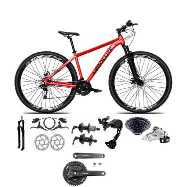Imagem de Bicicleta 29 Absolute Nero 5 Shimano Alívio-Altus 27v K7 Freios Hidráulicos Trava Pediv...