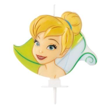 Imagem de Vela aniversario sininho 2 tinkerbell modelo foha delicado - DIVA E BE