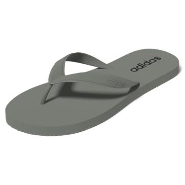 Imagem de adidas Sandália unissex Keitaki Alpha Slide para adultos, Cinza/preto/preto, 5 Women/4 Men
