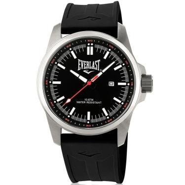 Imagem de Relógio Masculino Everlast Preto À Prova D`Água 100 M E15930