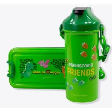 Imagem de Kit Lunch Box Lacheira E Garrafa Dino Zona Criativa
