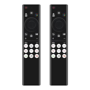 Imagem de Pacote com 2 controles remotos de substituição universais para todas as Smart TV Samsung QN85Q70AAF QN65QN85AAF QN65LS03AAF QN65Q70AAF QN43Q60AAFXZA UN65CU7000 QN50LS03AAF QN75Q80AAF QN50QN50QNN50QN60