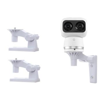 Imagem de OYOCAM Pacote com 2 suportes ajustáveis compatíveis com a câmera interna de segurança Eufy S350, montagem na parede, rotação de 180 graus, fácil de instalar (não inclui a câmera)