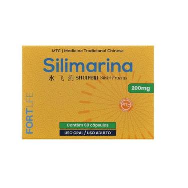 Imagem de Silimarina 200mg Com 60 Cápsulas - Fortlife - Fortilife