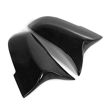 Imagem de Par De Fibra De Carbono Espelho Retrovisor Capa Guarnição Adesivo para Estilo M Fit para F20 F22 F30 F32